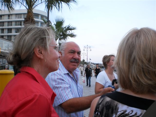Alecos showing us around