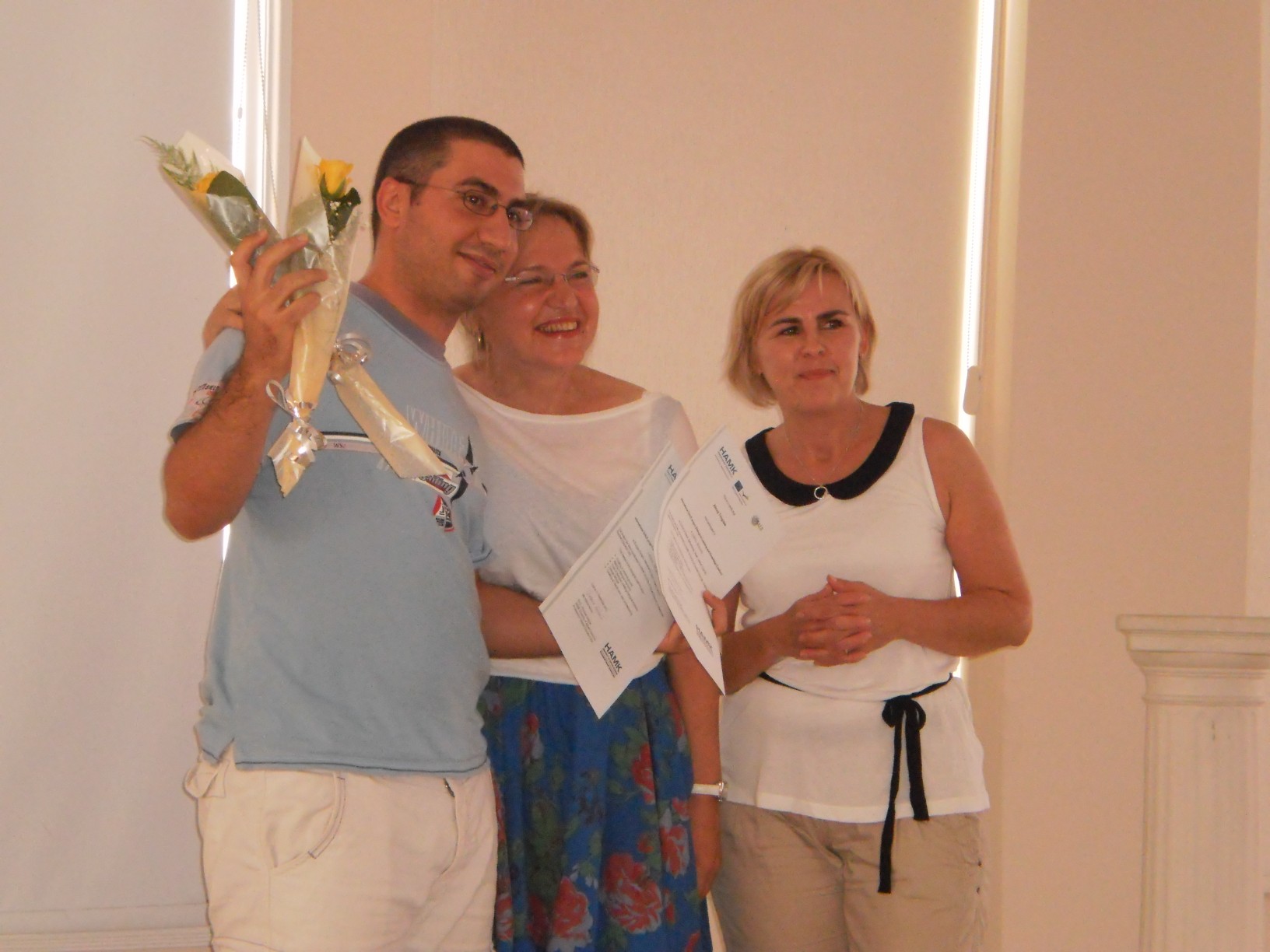 Orestis, Helena and Sanna